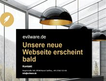 Tablet Screenshot of evilware.de