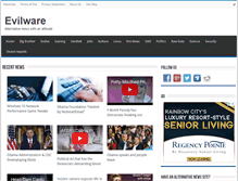Tablet Screenshot of evilware.com